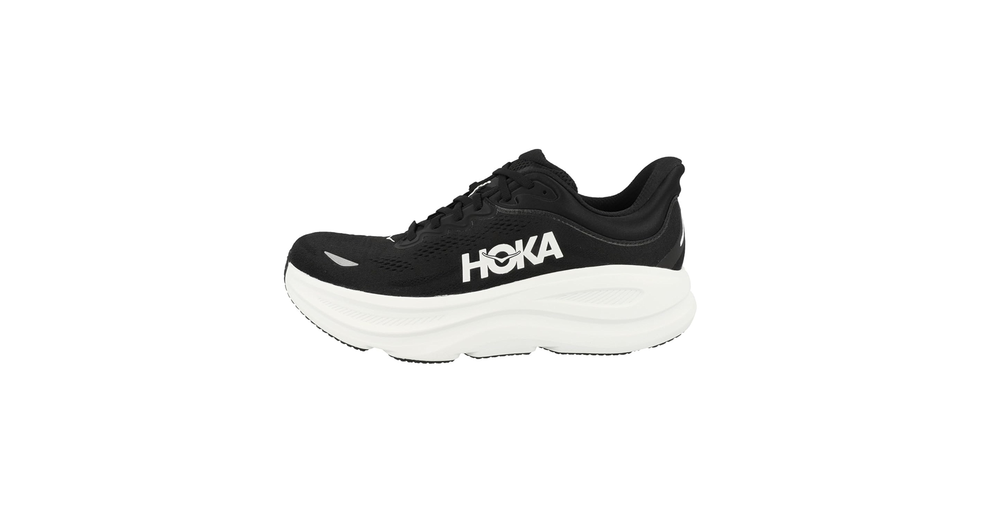 ホカ オネオネ Hoka one one BONDAI 9 黒 ワイズ 2E HOKA ONEONE ホカ BONDI 9 WIDE ボンダイ ワイド 1162013 メンズ